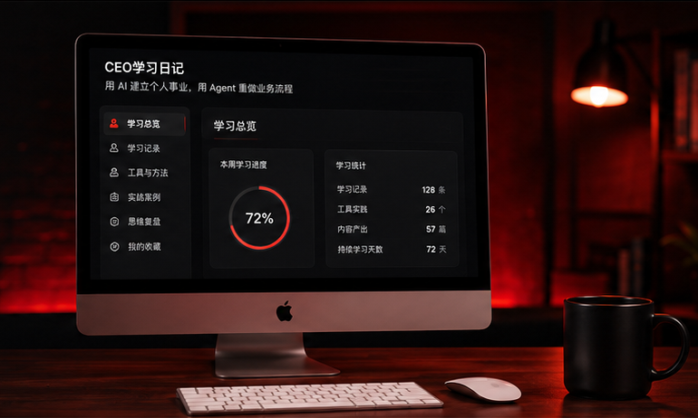 CEO学习日记电脑学习工作台